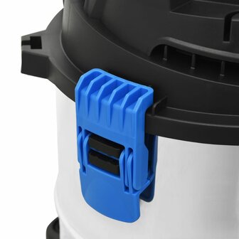 Nat- en droogzuiger 1200 W 20 L zilverkleurig