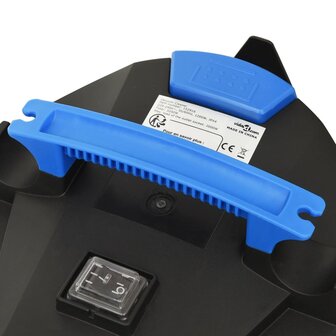 Nat- en droogzuiger 1200 W 30 L zilverkleurig