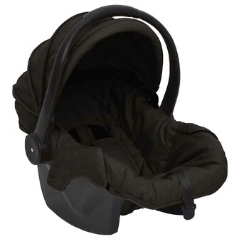 Kinderwagen 3-in-1 staal antracietkleurig