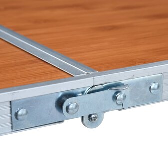 Campingtafel inklapbaar 120x60 cm aluminium