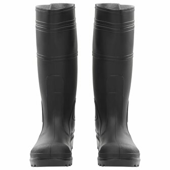 Regenlaarzen maat 40 PVC zwart