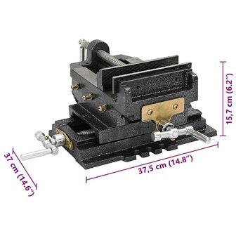 Bankschroef handmatig 150 mm