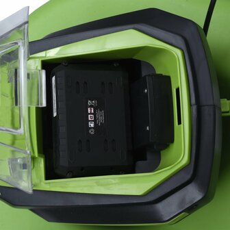 Accugrasmaaier met 2 accu's 20 V 2000 mAh Li-ion