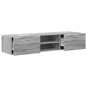 Houten Kast met lade Grijs Sonoma 150 x 39 x 30 cm Bewerkt hout