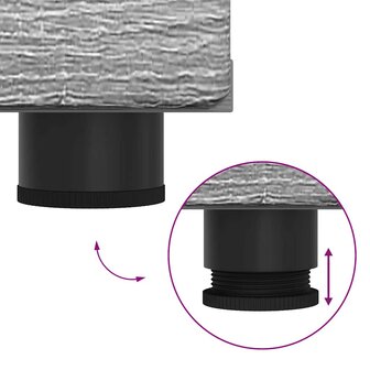 Houten Kast met lade Grijs Sonoma 150 x 39 x 30 cm Bewerkt hout