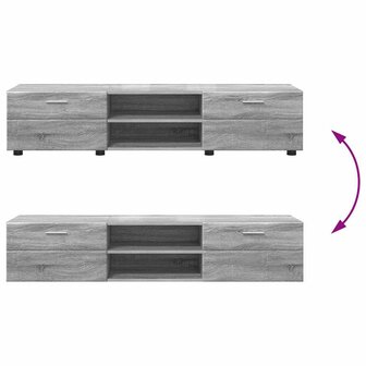 Houten Kast met lade Grijs Sonoma 150 x 39 x 30 cm Bewerkt hout