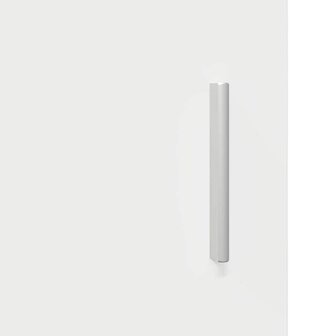 Wandkast met plank Hoogglans wit 55 x 29 x 100 cm Bewerkt hout
