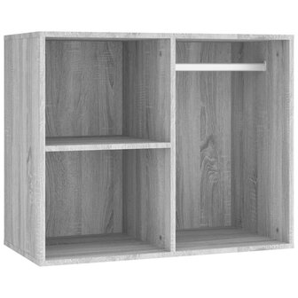 Kaptafelset met LED's bewerkt hout grijs sonoma eikenkleurig