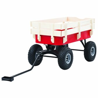 Tuinwagen 150 kg rood