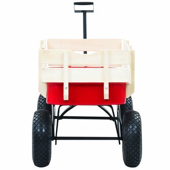 Tuinwagen 150 kg rood