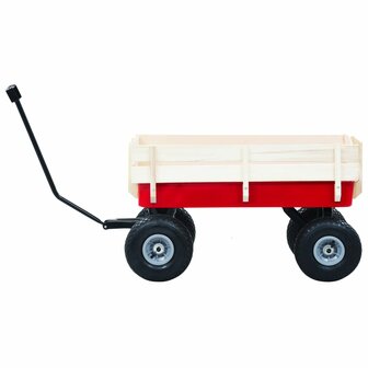 Tuinwagen 150 kg rood