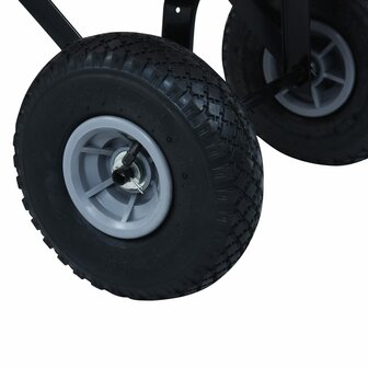 Tuinwagen 150 kg rood