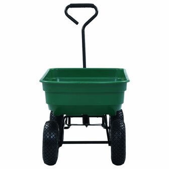 Tuinkiepwagen 300 kg 75L groen