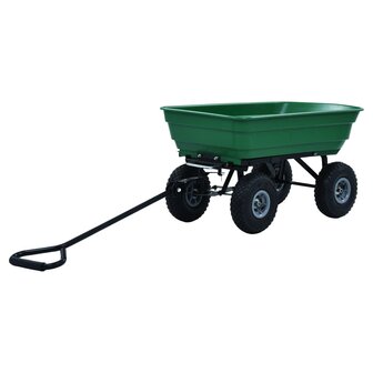 Tuinkiepwagen 300 kg 75L groen