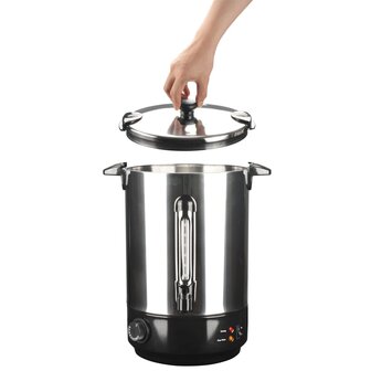 Gl&uuml;hwein ketel 2500 W 15 L roestvrij staal