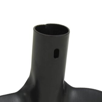 Schep Hoofd 4 pcs Zwart 34,5 x 24 cm Gepoedercoat staal