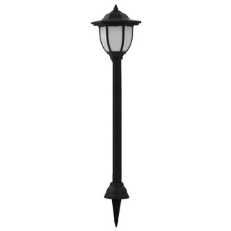 LED-solarlampen zwart 3 st