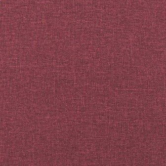 Schommelstoel met voetenbank stof wijnrood