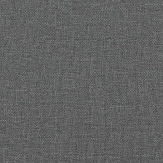 Schommelstoel met voetenbank stof donkergrijs