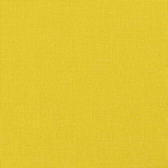 Schommelstoel met voetenbank stof mosterdgeel