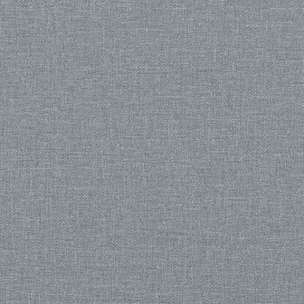 Schommelstoel met voetenbank stof lichtgrijs