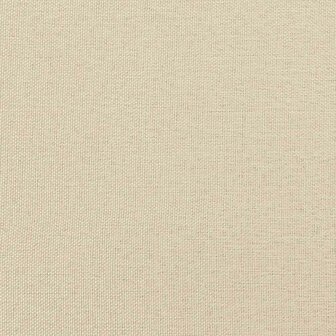 Schommelstoel met voetenbank stof cr&egrave;mekleurig