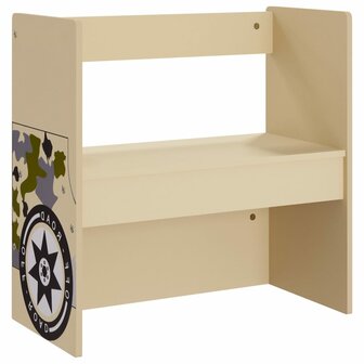 3-delige Kindertafel- en stoelenset off-road-auto-ontwerp MDF