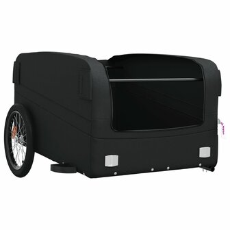 Fietstrailer 45 kg ijzer zwart