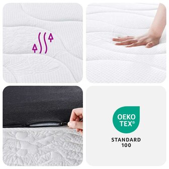 Binnenveringmatras middelhard 160x200 cm