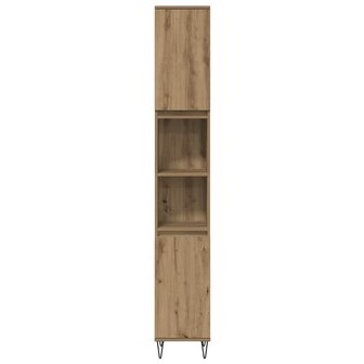 Badkamermeubelset met plank 3 pcs Artisan Eiken Bewerkt hout