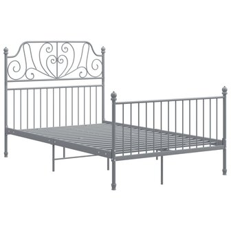 Bedframe metaal grijs 120x200 cm