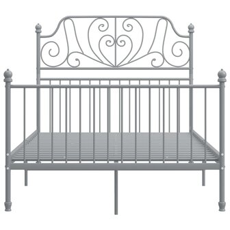 Bedframe metaal grijs 120x200 cm