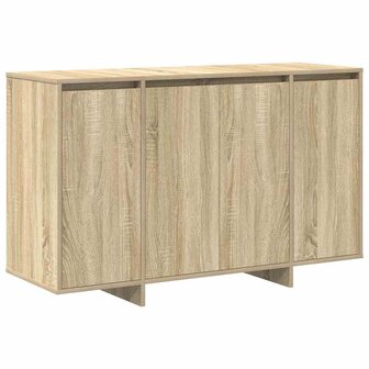 Dressoir Sonoma eiken 120 x 41 x 75 cm Bewerkt hout