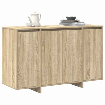 Dressoir Sonoma eiken 120 x 41 x 75 cm Bewerkt hout