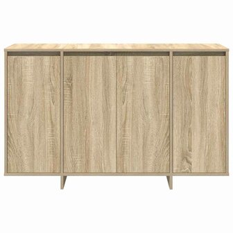 Dressoir Sonoma eiken 120 x 41 x 75 cm Bewerkt hout