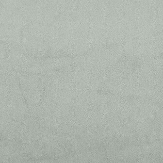 Bankje 110x74x84 cm fluweel lichtgrijs