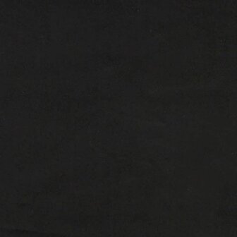 Bankje 110x74x84 cm fluweel zwart