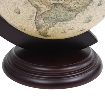Globebar tafelmodel eucalyptushout groen