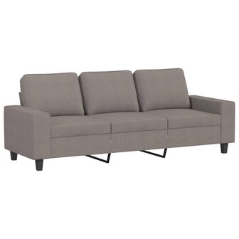 3-delige Loungeset stof taupe