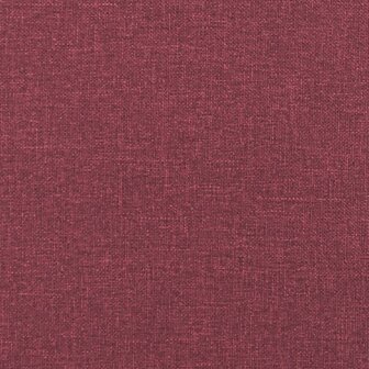 4-delige Loungeset stof wijnrood