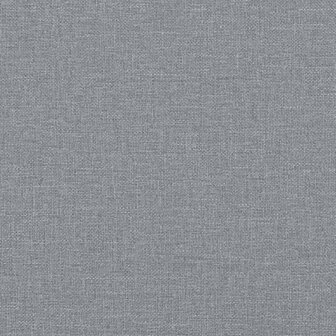 3-delige Loungeset met kussens stof lichtgrijs