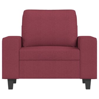 Fauteuil 60 cm stof wijnrood
