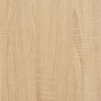 Platenkast 85x38x48 cm bewerkt hout sonoma eikenkleurig