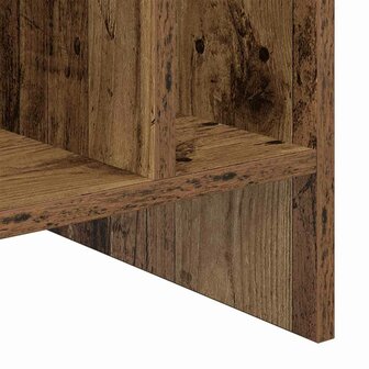 Platenkast met plank Oudhout 78.5 x 35 x 45 cm Bewerkt hout