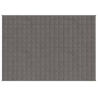 Verzwaringsdeken 150x200 cm 7 kg stof grijs