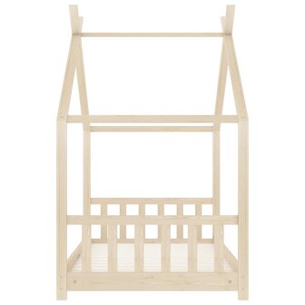 Kinderbedframe massief grenenhout 80x160 cm