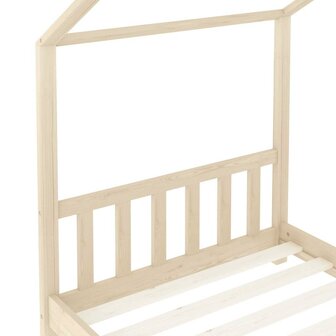 Kinderbedframe massief grenenhout 80x160 cm