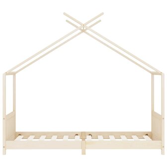 Kinderbedframe massief grenenhout 90x200 cm