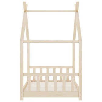 Kinderbedframe massief grenenhout 90x200 cm