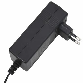 Massagestoel elektrisch verstelbaar stof donkerbruin